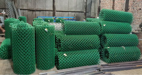 Green Chain Link Installation Viluppuram